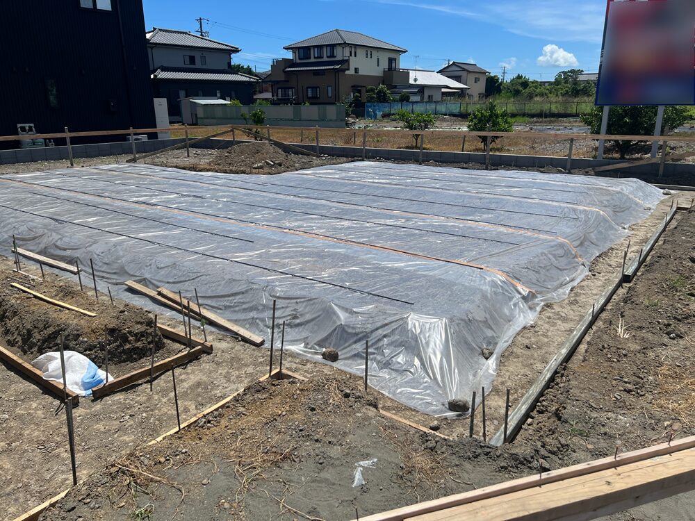 新築2階建て基礎工事
