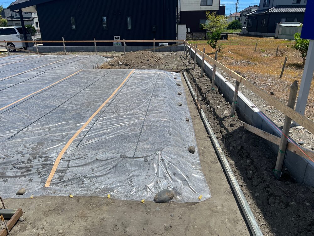 新築2階建て基礎工事