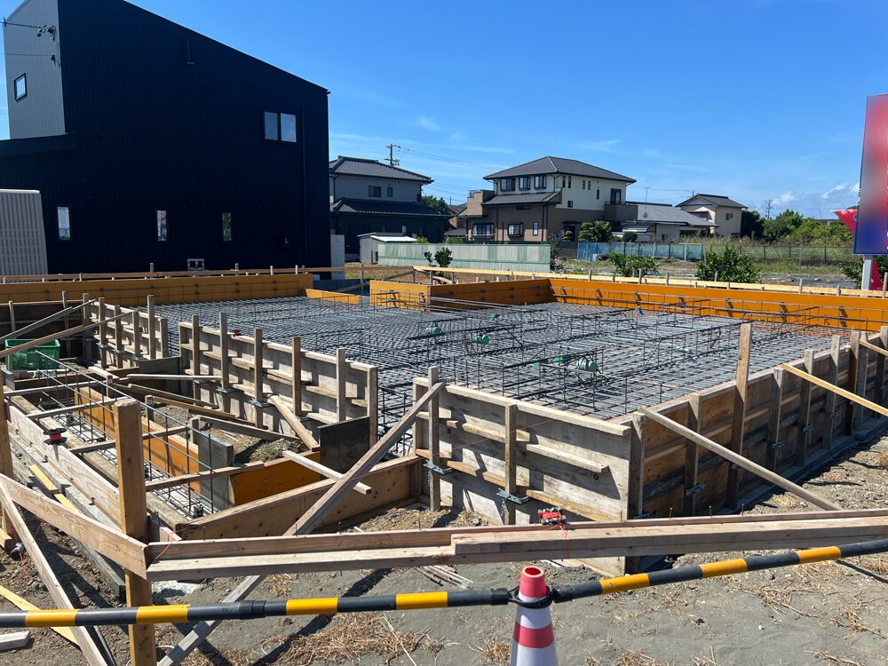 新築2階建て基礎工事