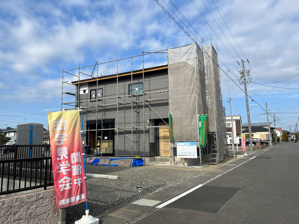 スーパーウォール工法の構造見学会