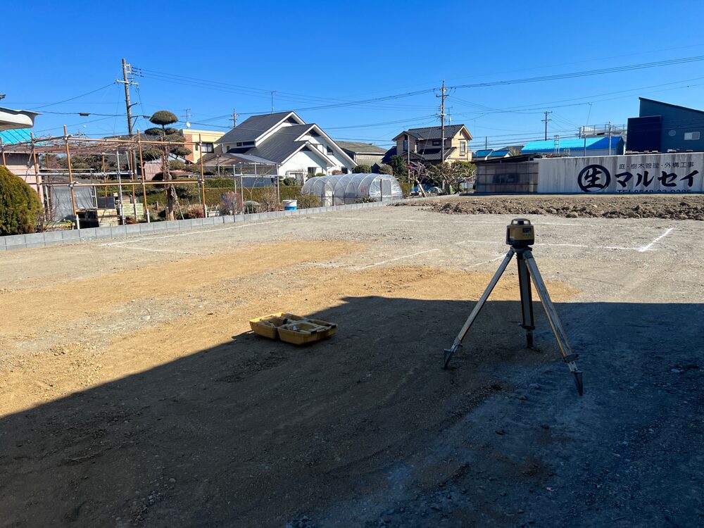 【榛原郡吉田町：39坪3LDKの間取り】新築工事が始まりました