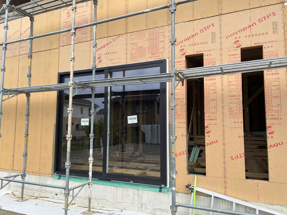 【榛原郡吉田町：39坪3LDKの家】新築工事：スーパーウォール工法の家～気密測定を行いました