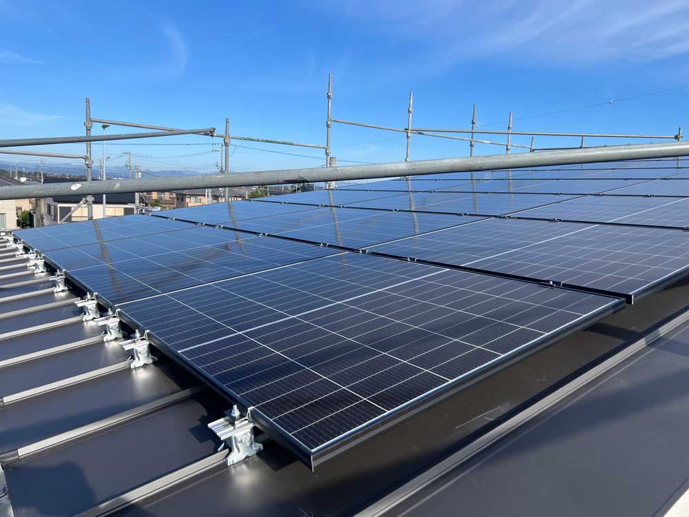 「建て得」を活用し、10.4kwのパネルを搭載