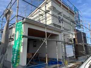 【榛原郡吉田町：38坪3LDKの家】新築工事：スーパーウォール工法の家～気密測定を行いました
