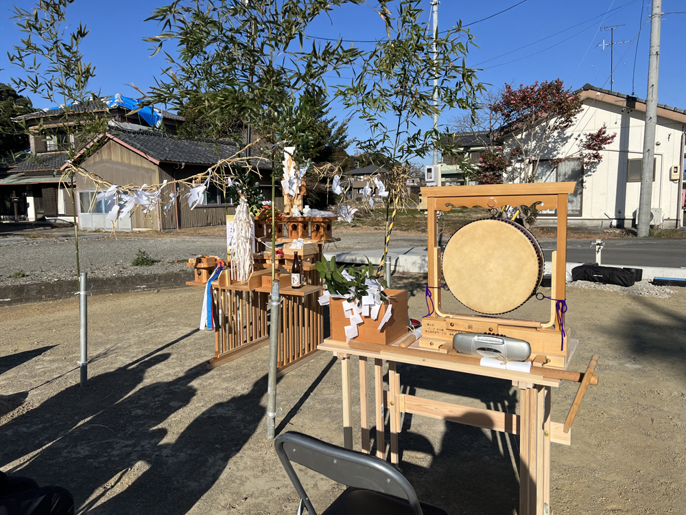 【榛原郡吉田町：16坪2LDKの平屋】新築工事が始まりました