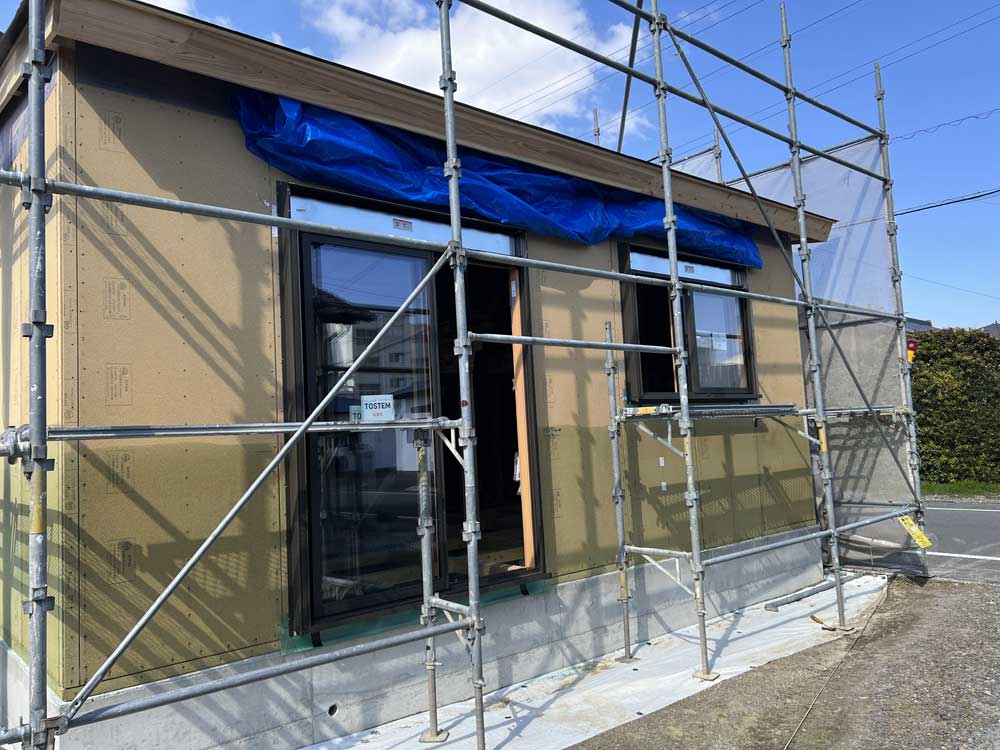 サッシ取付工事・防蟻処理